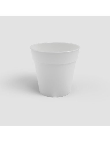 Maceta Madagascar 21 cm Transparente para Producción y Trasplante de Orquídeas