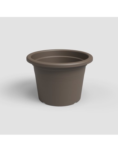 Maceta Venezia Cilindro 20 cm Bronce para Plantas Ornamentales y de Interior