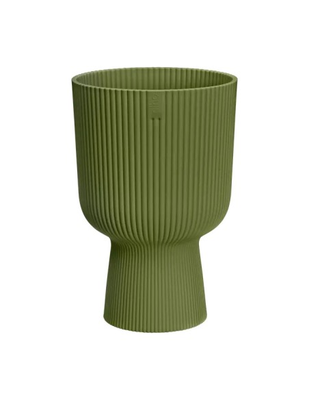 MACETA VIBES FOLD COPA 14CM VERDE HELECHO