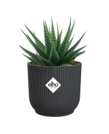 MACETA VIBES FOLD REDONDA MINI 9CM ANTRACITA