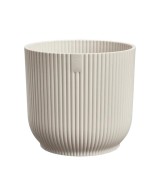 MACETA VIBES FOLD REDONDA MINI 9CM BLANCO LINO