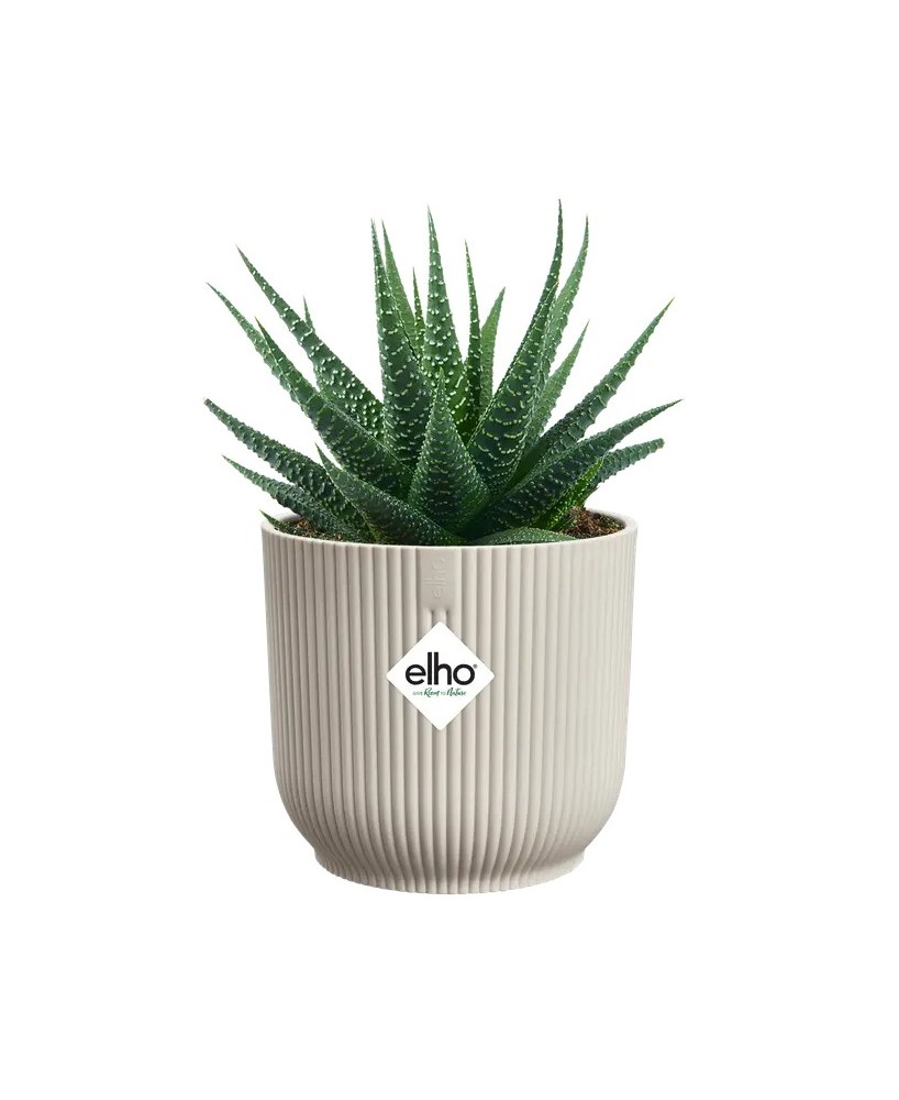 MACETA VIBES FOLD REDONDA MINI 9CM BLANCO LINO
