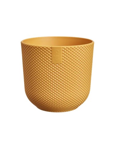 MACETA JAZZ REDONDA MINI 9CM AMARILLO AMBAR