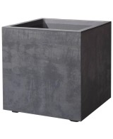 MACETA CUBO MILLENIUM RA 49CM ANTRACITA