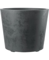 MACETA VASO ALTO MILLENIUM RA 54CM ANTRACITA