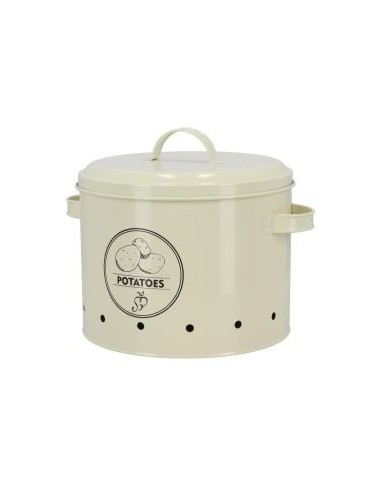 BOTE PARA PATATAS COLOR CREMA
