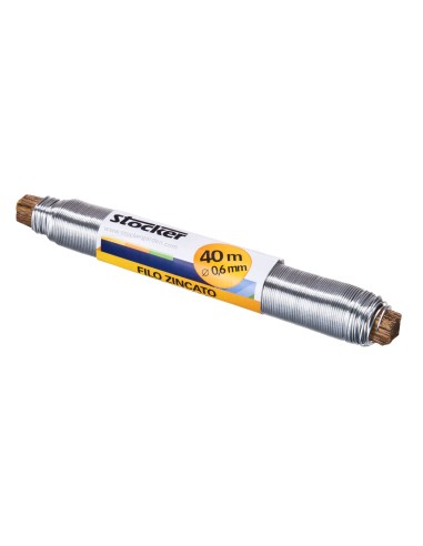 Hilo Galvanizado Inoxidable 0.6mm x 40mm Stocker | Resistente y Versátil

