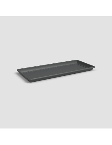 PLATO VENEZIA RECTANGULAR XL 80CM ANTRACITA
