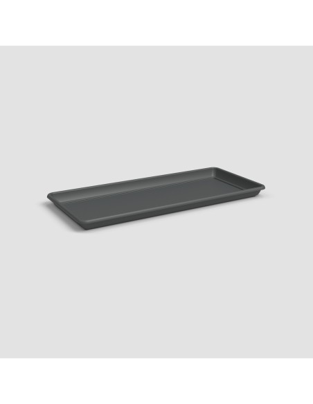 PLATO VENEZIA RECTANGULAR XL 80CM ANTRACITA