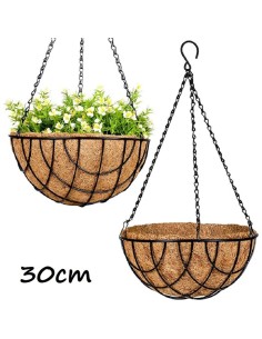 MACETA COCO COLGAR 30CM