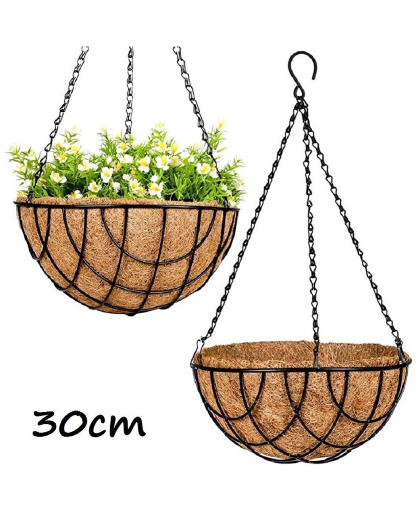 MACETA COCO COLGAR 30CM
