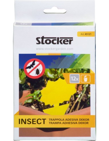 Trampa Adhesiva para Insectos Dekor  Eficaz Control de Plagas en Hogar y Jardín

