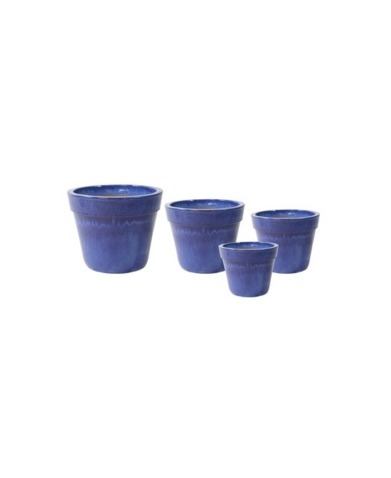 MACETA BASIC D38H30 FALLING AZUL