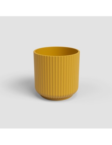MACETA LUNA 19CM MA AMARILLO