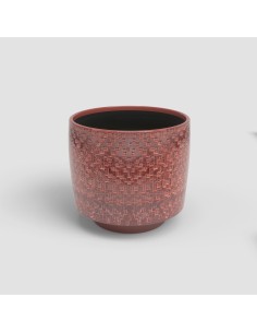 MACETA MINERVA 28CM VD ROJO