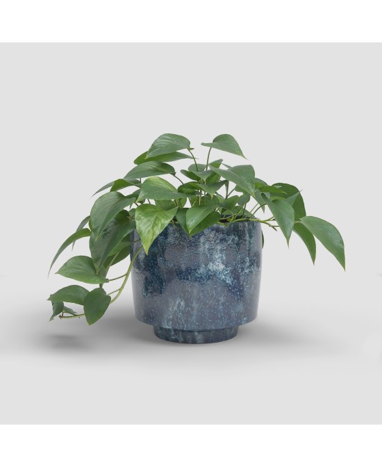 MACETA MINERVA 21CM VD AZUL NOCHE