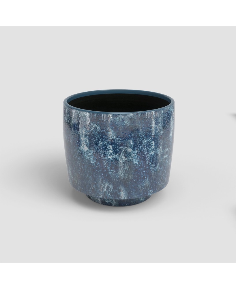 MACETA MINERVA 21CM VD AZUL NOCHE