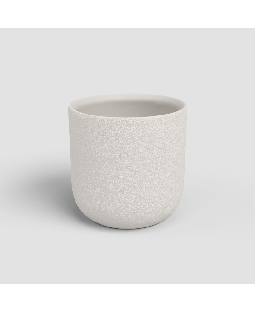 MACETA ATLAS 25CM MA CREMA