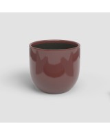 MACETA ARCADIA 17CM VD ROJO OSCURO