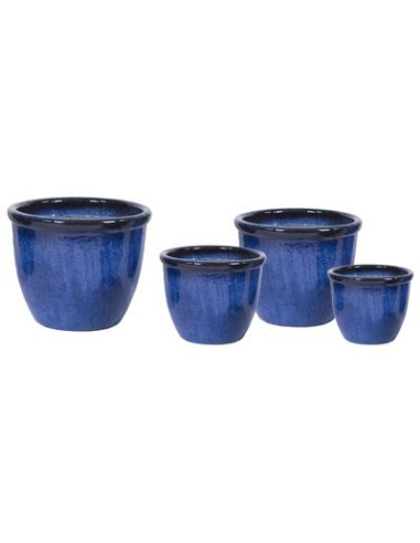 VASO ESMALTADO AZUL D60X50