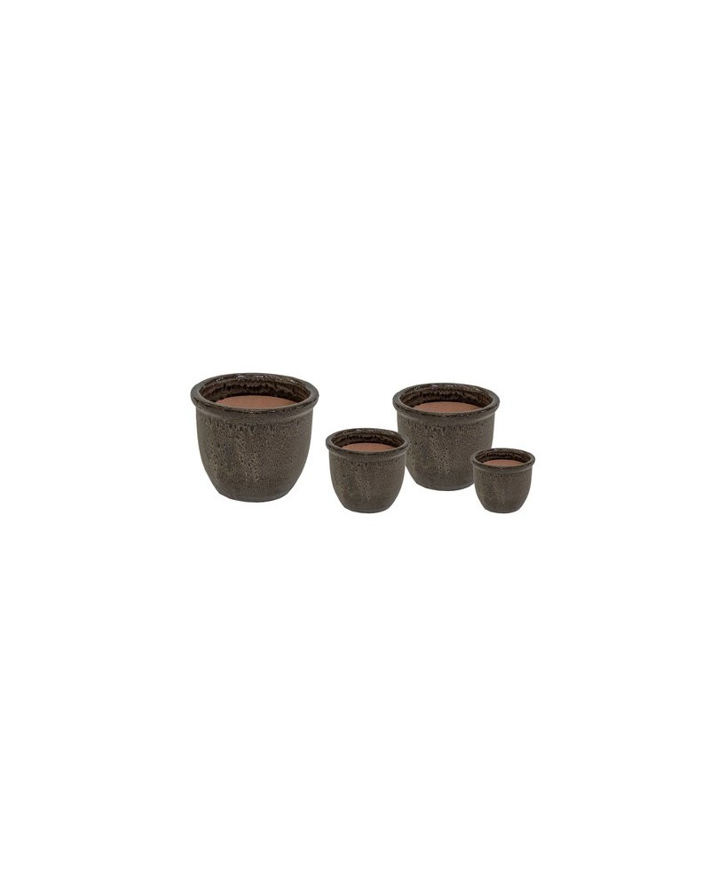 VASO FALLING MARRON D30H25