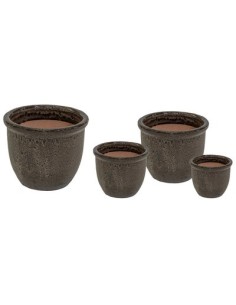 VASO FALLING MARRON D39H30