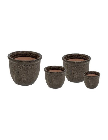 VASO FALLING MARRON D39H30