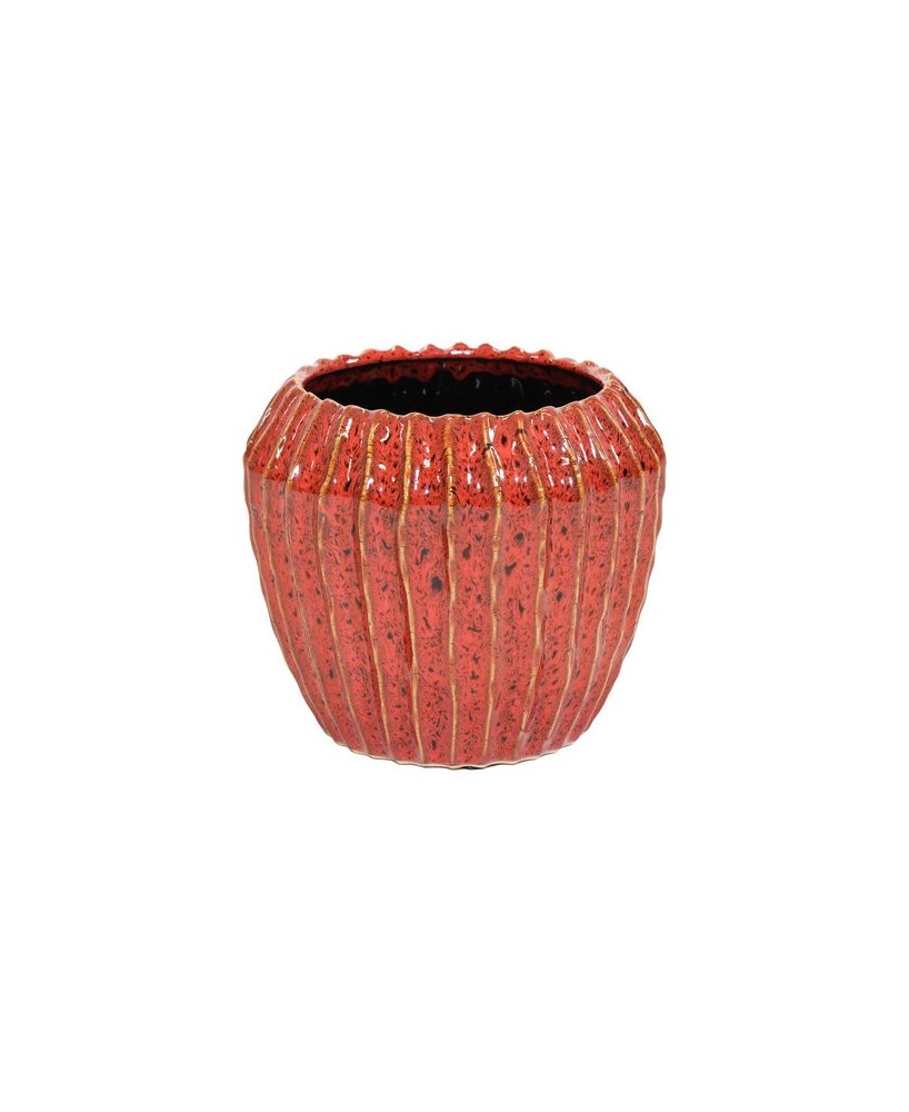 CONE POT RUBY  D18.5H16