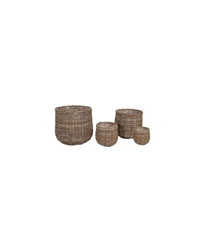CESTO MIMBRE EVI CAULDRON NATURAL D44H40