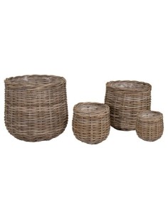 CESTO MIMBRE EVI CAULDRON NATURAL D55H50