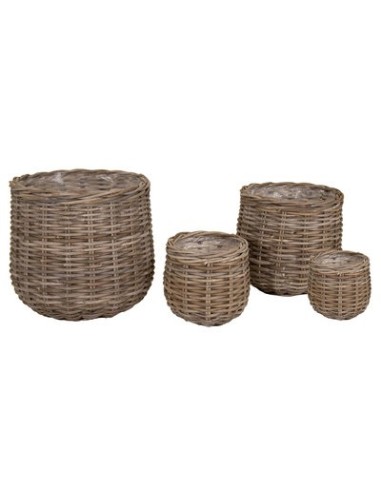 CESTO MIMBRE EVI CAULDRON NATURAL D55H50