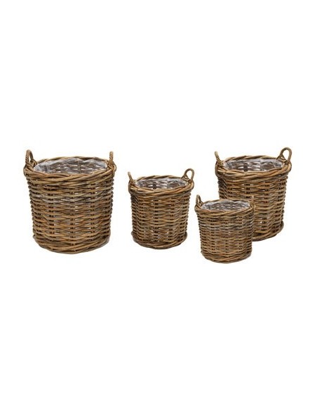 CESTO MIMBRE  KUBU CILINDRO  D58H52