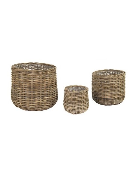 CESTO MIMBRE LONI CAULDRON D35H33