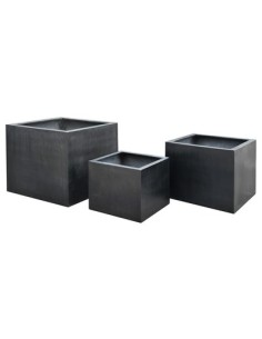JARDINERA SYDNEY CUBO W66H56 ANTRACITA