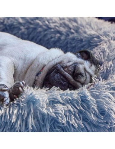 CUNA FUR REDONDA 70X70X20 AZUL