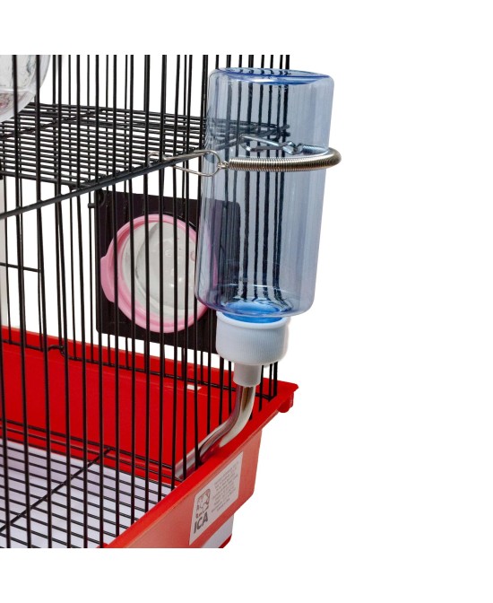 Bebedero Plástico para Roedores 125 ml con Boquilla Acero Inoxidable | Endanea Mascotas