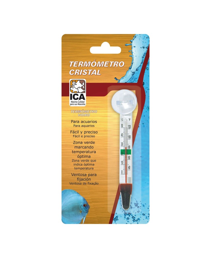 TERMOMETRO DE CRISTAL EN BLISTER