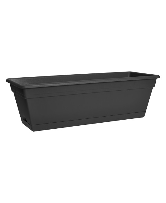 Jardinera Balcón 60 cm Antracita | Elegante y Resistente para tu Terraza o Patio | Endanea Garden