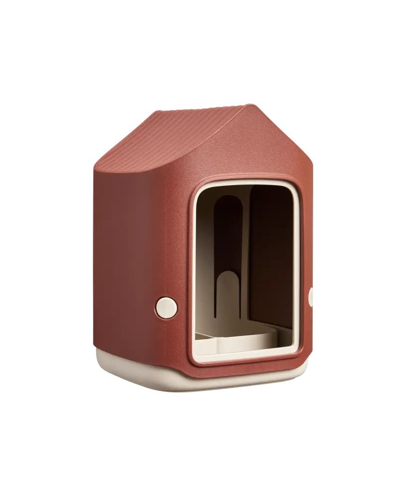COMEDERO PARA PAJAROS COSY 18CM ROJO TOSCANA