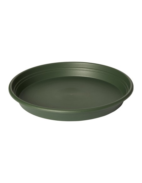 Plato Redondo Universal 22 cm Verde  Base para Macetas Medianas, Protección y Estilo

