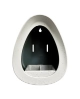 COMEDERO PARA PAJAROS ESSENTIAL 18CM GRIS