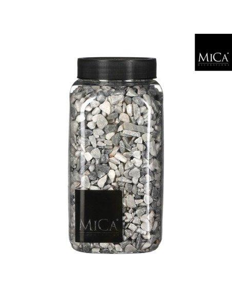 MARBLES GRIS 650 ML7.5X7.5X16CM