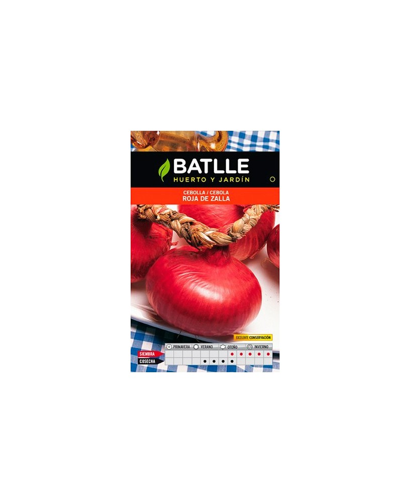 SEMILLA CEBOLLA ROJA DE ZALLA NIORT BATLLE