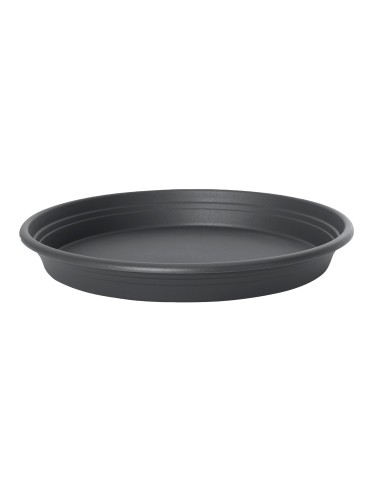 Plato Redondo Universal 25 cm Antracita  Protección y estilo para macetas medianas

