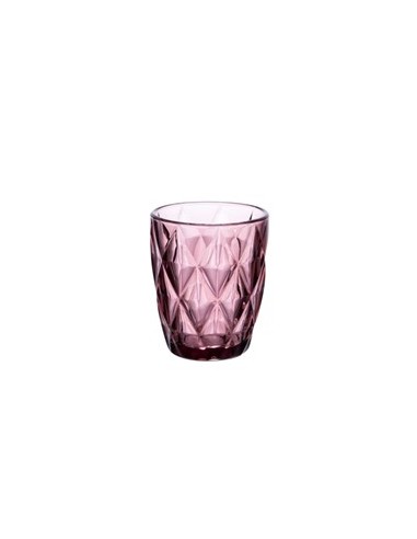 VASO CRISTAL B6 GOB BAS 240ML DIAMOND ROSE
