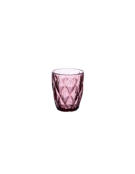 VASO CRISTAL B6 GOB BAS 240ML DIAMOND ROSE