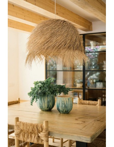 MACETA LIGNES 22X22CM VERDE