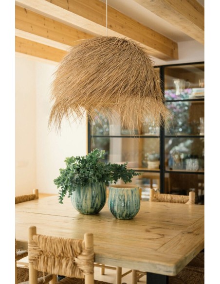 MACETA LIGNES 22X22CM VERDE