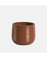 MACETA FLYI 17X14CM OCRE