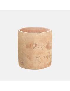 MACETA CILINDRO DELTA 30X29CM ANTIC TERRACOTTA